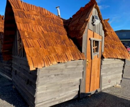 Cabane Nuit Enchantée 7m2 poêle à bois