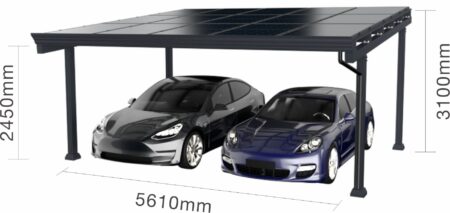 carport solaire 2 voitures