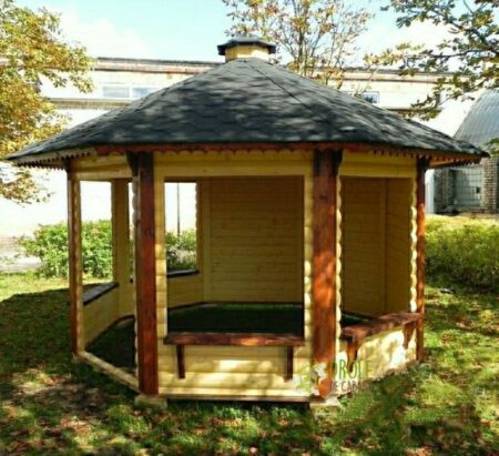 Abri Kiosque 9.9m2 - Octogonal- Kit