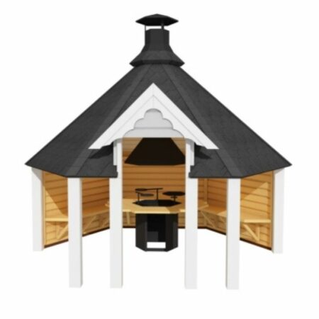 Abri Nordique Grill 15m² ouvert épicéa